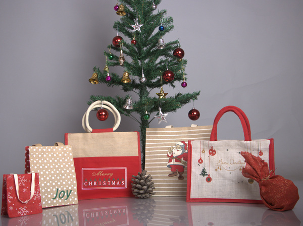 Wholesale JUCO jute cotton blend shopping bags for corporate gifting and promotional campaigns by Indian Crafts Supply